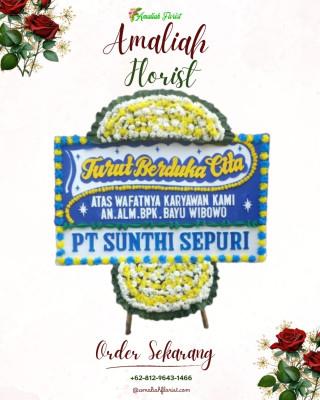Papan Bunga Duka di Andong