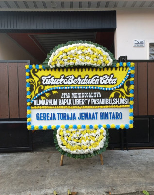 Papan Bunga Duka di Andong